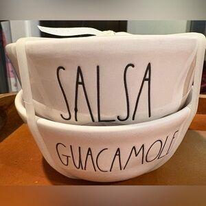 Brand New Rae Dunn SALSA/GUACAMOLE Bowls